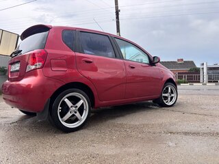 2005 Chevrolet Aveo I, красный, 305000 рублей, вид 3