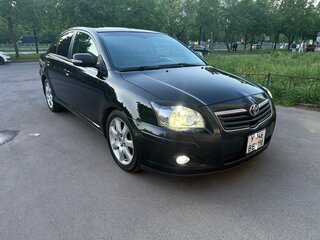 2007 Toyota Avensis II Рестайлинг, чёрный, 710000 рублей, вид 3