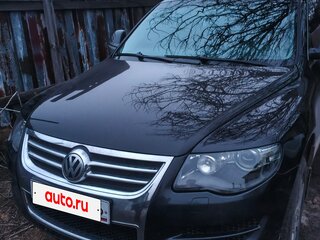 2008 Volkswagen Touareg I Рестайлинг, чёрный, 1250000 рублей, вид 3