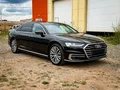 2018 Audi A8 Long 55 TFSI IV (D5), чёрный, 3750000 рублей - вид 2
