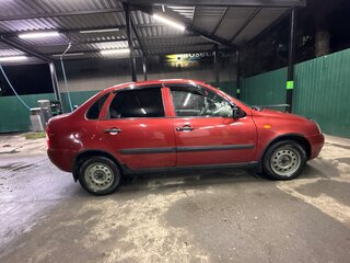 2006 Lada (ВАЗ) Kalina I, красный, 280000 рублей, вид 2