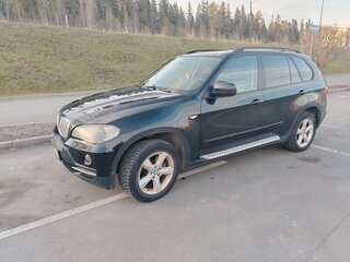 2008 BMW X5 3.0d II (E70), чёрный, 1660000 рублей, вид 1