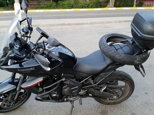 2012 Kawasaki Versys 650, чёрный, 450000 рублей - вид 7