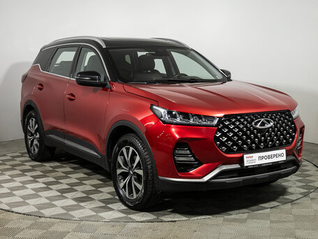 2021 Chery Tiggo 7 Pro I, красный, 1569585 рублей, вид 3