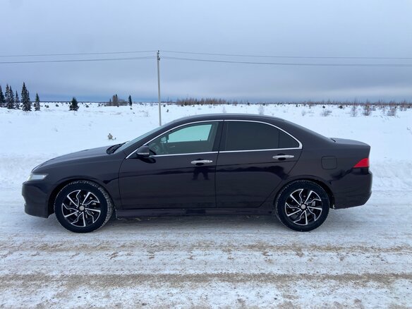 2007 Honda Accord VII Рестайлинг, чёрный - вид 3
