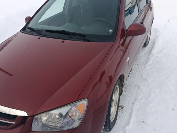 2006 Kia Cerato I, красный
