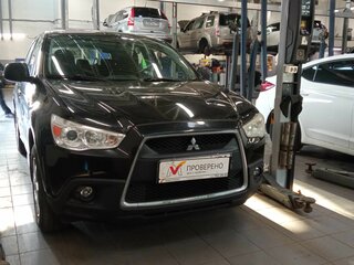 2012 Mitsubishi ASX I, чёрный, 880000 рублей, вид 2