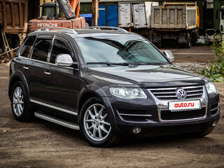 2010 Volkswagen Touareg I Рестайлинг, чёрный, 1500000 рублей, вид 5