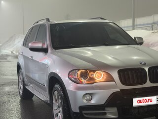 2008 BMW X5 30d II (E70), серебристый, 1390000 рублей, вид 5