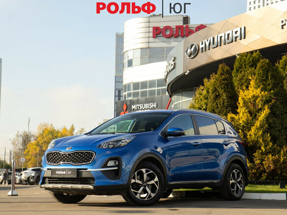2021 Kia Sportage IV Рестайлинг, синий, 2753000 рублей