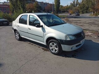 2005 Renault Logan I, серебристый, 330000 рублей, вид 2