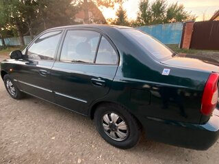 2003 Hyundai Accent II, зелёный, 330000 рублей, вид 4