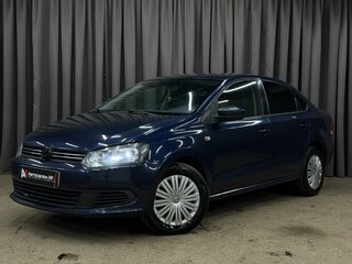 2012 Volkswagen Polo V, синий, 619777 рублей, вид 1