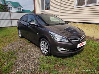 2014 Hyundai Solaris I Рестайлинг, коричневый, 1200000 рублей, вид 3