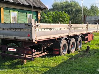 2006 МАЗ Полуприцеп бортовой, красный, 850000 рублей, вид 1