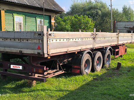2006 МАЗ Полуприцеп бортовой, красный, 850000 рублей, вид 1