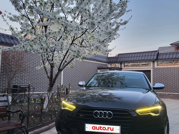 2015 Audi A6 IV (C7) Рестайлинг, чёрный, 1500000 рублей - вид 2