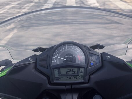 2012 Kawasaki ER-6F (Ninja 650R), зелёный, 570000 рублей, вид 5