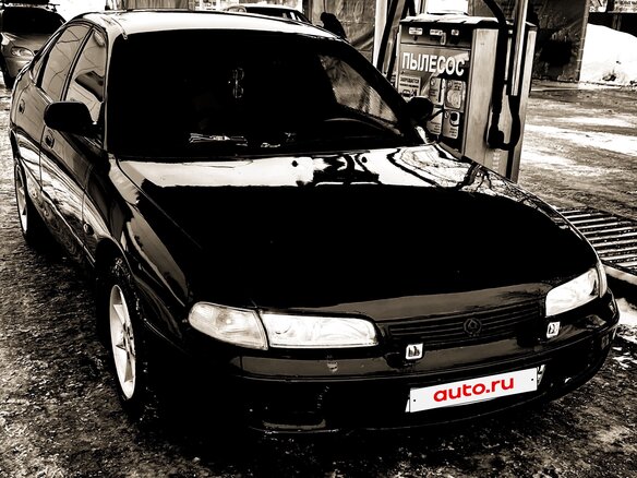 1994 Mazda 626 IV (GE), чёрный, 120000 рублей - вид 1
