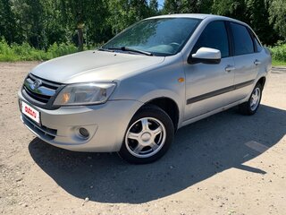 2012 Lada (ВАЗ) Granta I, серебристый, 325000 рублей, вид 1