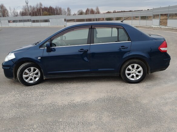 2008 Nissan Tiida I, синий - вид 12