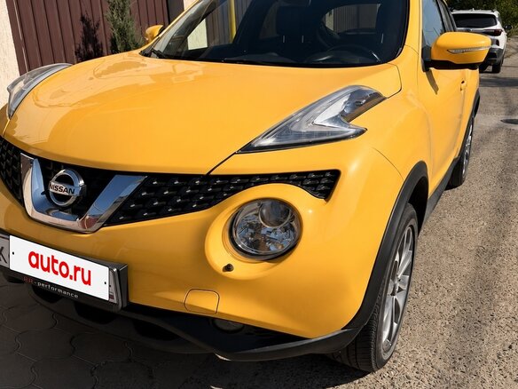 2017 Nissan Juke I Рестайлинг, жёлтый, 1430000 рублей - вид 1