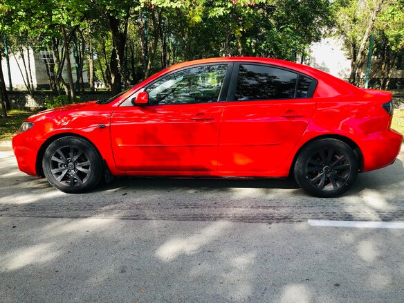 2006 Mazda 3 I (BK) Рестайлинг, красный, 470000 рублей - вид 7