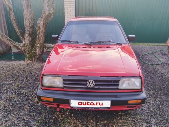 1991 Volkswagen Jetta II, красный, 70000 рублей