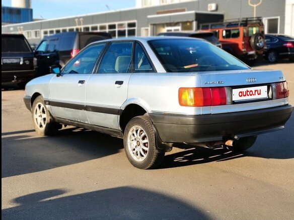 1990 Audi 80 IV (B3), синий, 110000 рублей - вид 6