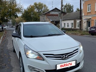 2015 Hyundai Solaris I Рестайлинг, белый, 549000 рублей, вид 1