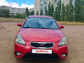 2010 Kia Rio II Рестайлинг, красный, 485000 рублей, вид 4