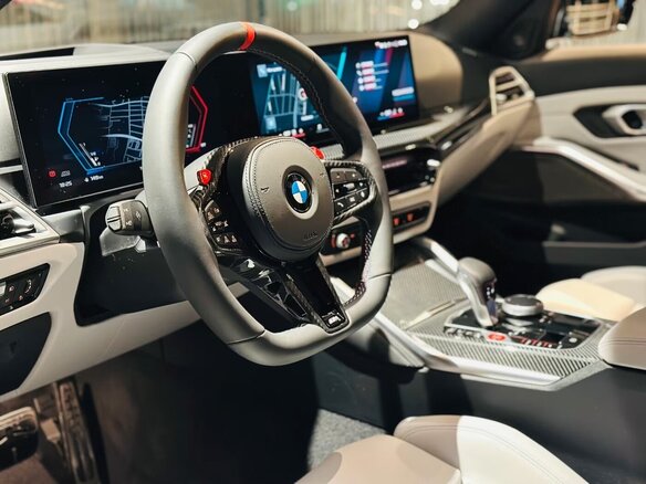 2026 BMW M3 Competition Package VI (G80) Рестайлинг, синий - вид 8