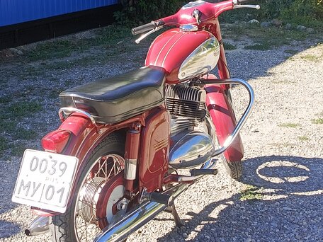 1968 Jawa 350/360, красный, 350000 рублей, вид 4