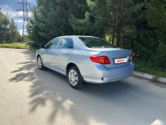 2008 Toyota Corolla X (E140, E150), голубой, 1100000 рублей - вид 2