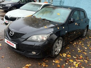 2007 Mazda 3 I (BK) Рестайлинг, чёрный, 300000 рублей, вид 1