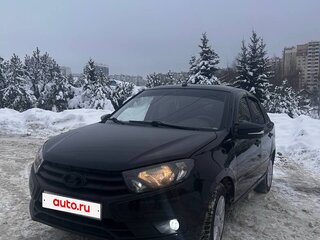 2018 Lada (ВАЗ) Granta I Рестайлинг, чёрный, 520000 рублей, вид 1