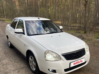 2013 Lada (ВАЗ) Priora I Рестайлинг, белый, 450000 рублей, вид 4