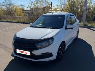 2018 Lada (ВАЗ) Granta I Рестайлинг, белый, 600000 рублей, вид 3