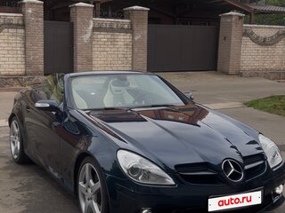 2005 Mercedes-Benz SLK-Класс 350 II (R171), синий, 1650000 рублей, вид 3