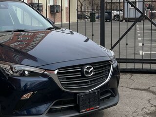 2021 Mazda CX-3 I Рестайлинг, синий, 1970000 рублей, вид 2