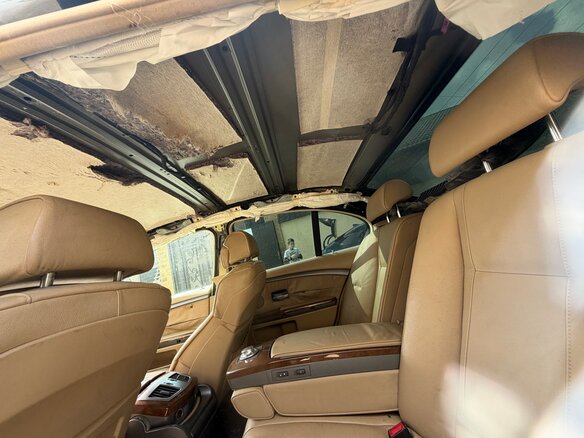 2003 BMW 7 серии 745i IV (E65/E66), чёрный, 330000 рублей - вид 12