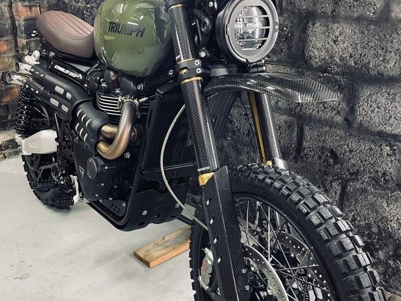 2021 Triumph Scrambler, зелёный, 1550000 рублей - вид 5