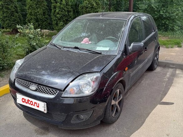 2008 Ford Fiesta Mk5, чёрный, 450000 рублей - вид 5