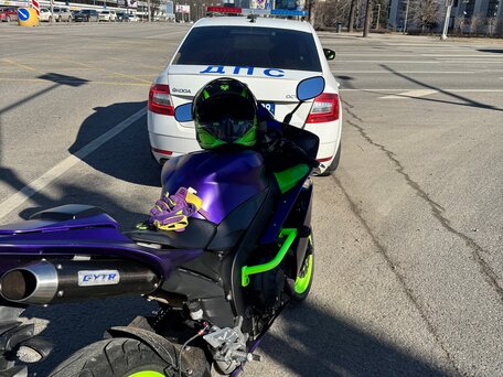 2007 Yamaha YZF-R1, фиолетовый, 670000 рублей, вид 4