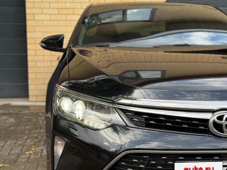 2017 Toyota Camry VII (XV50) Рестайлинг 2, чёрный, 2195000 рублей, вид 3