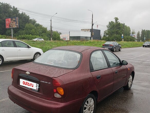2008 Chevrolet Lanos I, красный, 240000 рублей - вид 5