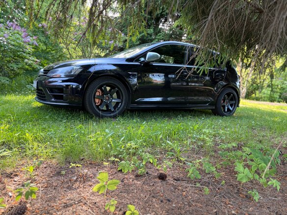 2014 Volkswagen Golf R VII, чёрный - вид 5
