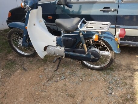1990 Suzuki TS 50, синий, 75000 рублей, вид 2