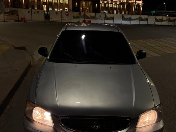 2008 Hyundai Accent ТагАЗ II, серебристый, 399000 рублей - вид 2