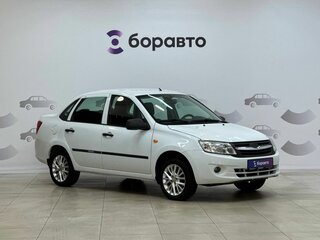 2013 Lada (ВАЗ) Granta I, белый, 499000 рублей, вид 3